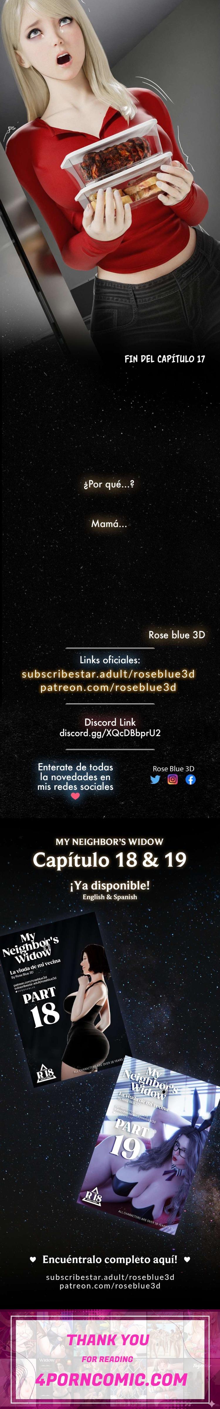 My Neighbor’s Widow [Rose Blue 3D] Chapter 17 - Page 40