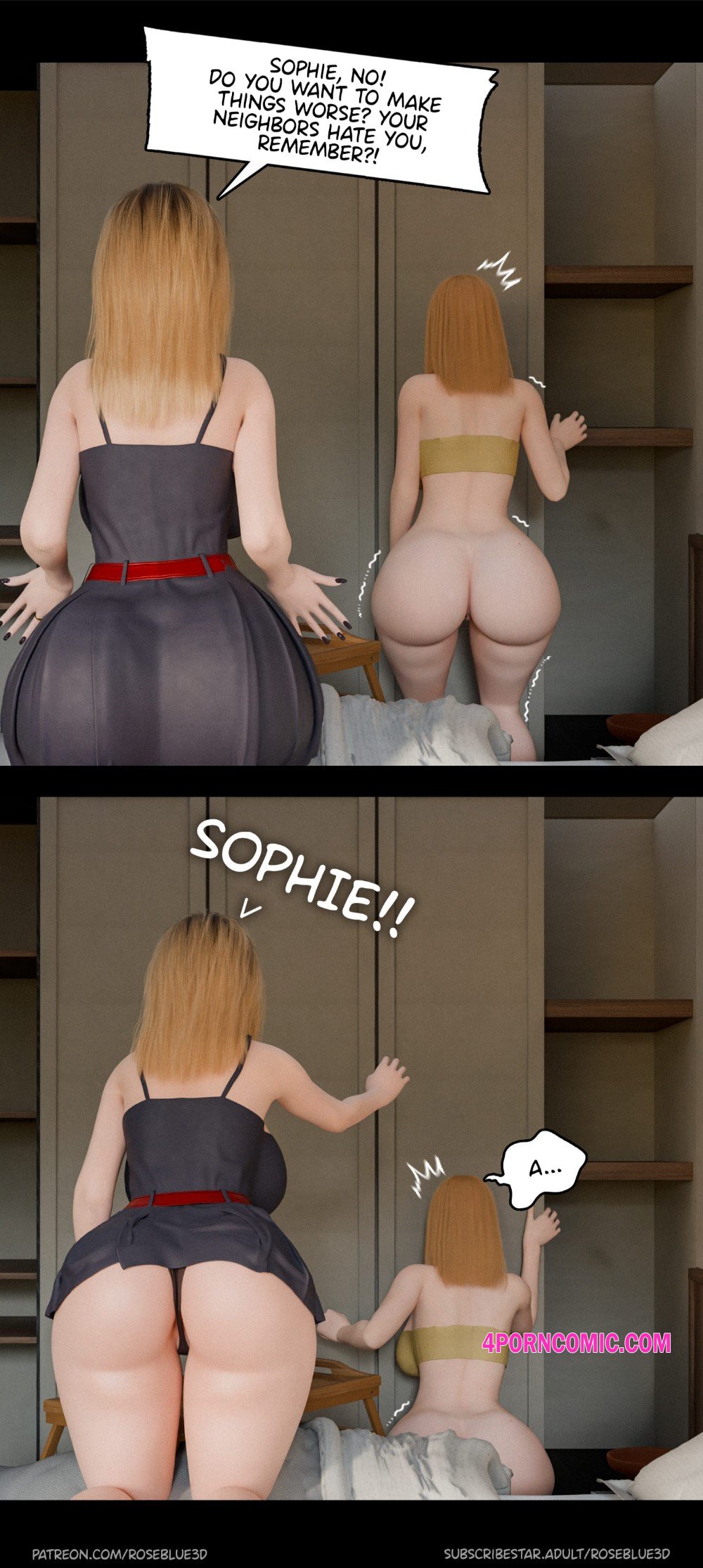 My Neighbor’s Widow [Rose Blue 3D] Chapter 35 - Page 16