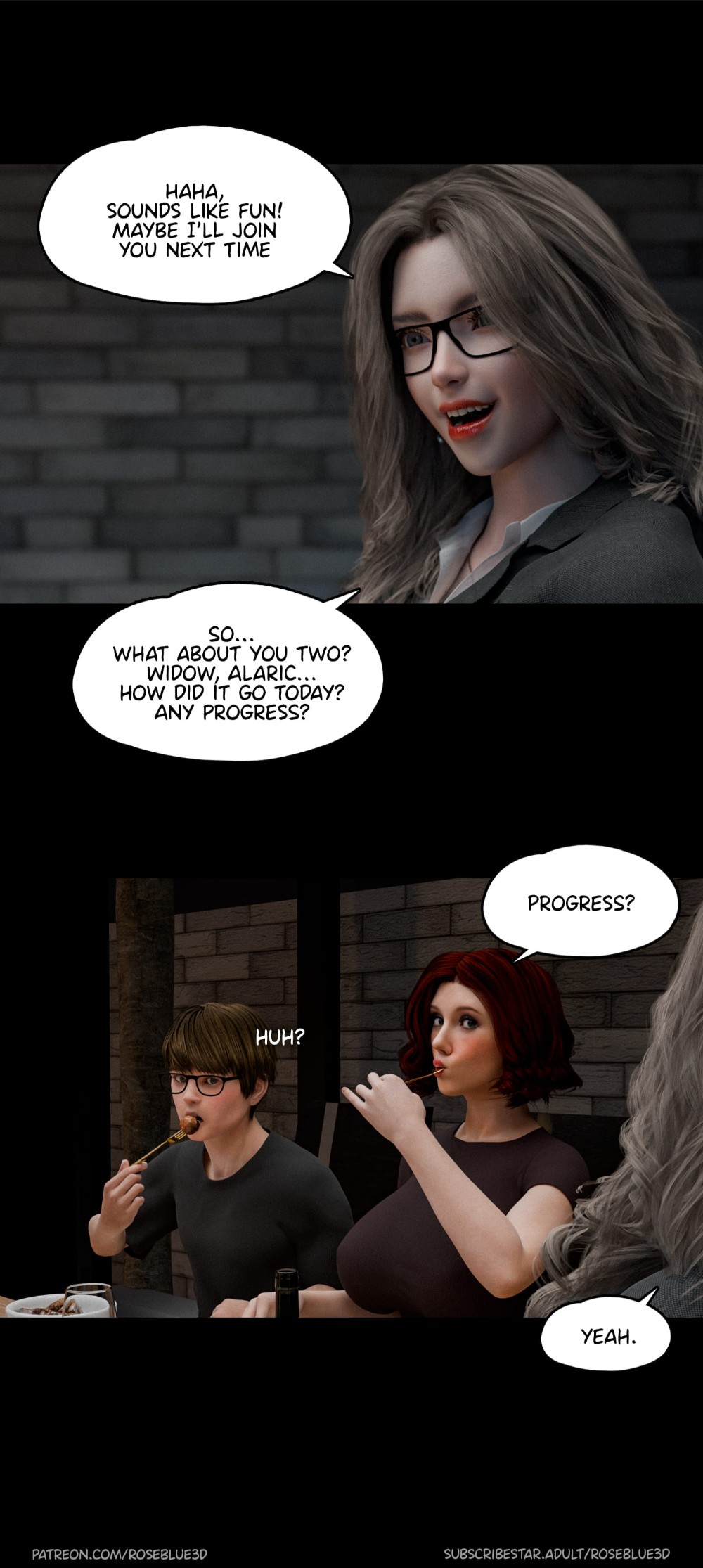 My Neighbor’s Widow [Rose Blue 3D] Chapter 35 - Page 27