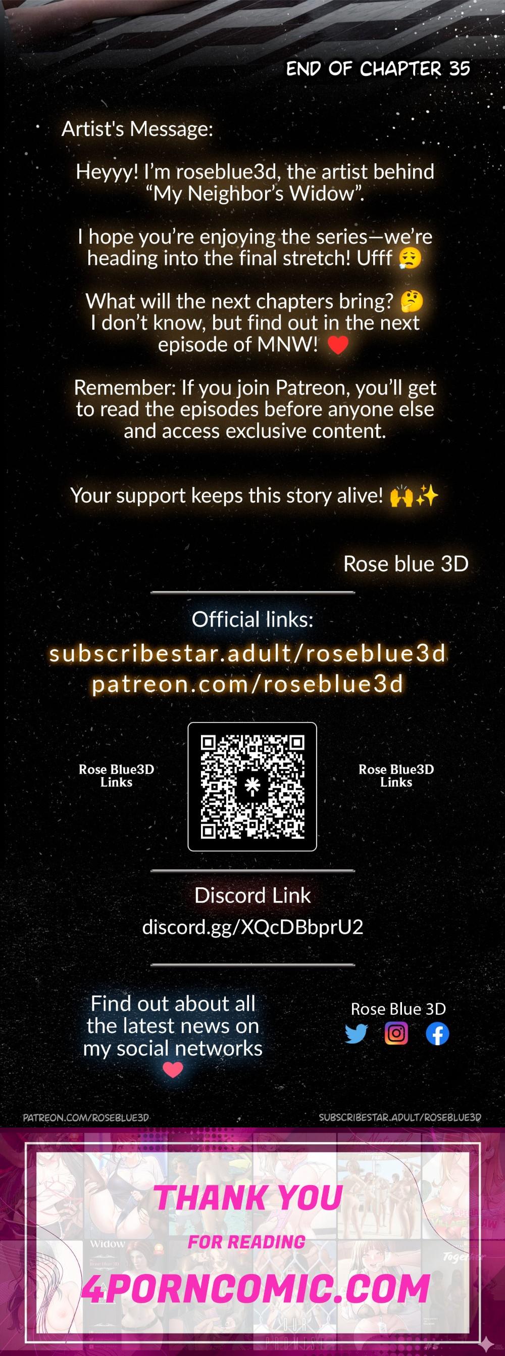 My Neighbor’s Widow [Rose Blue 3D] Chapter 35 - Page 64