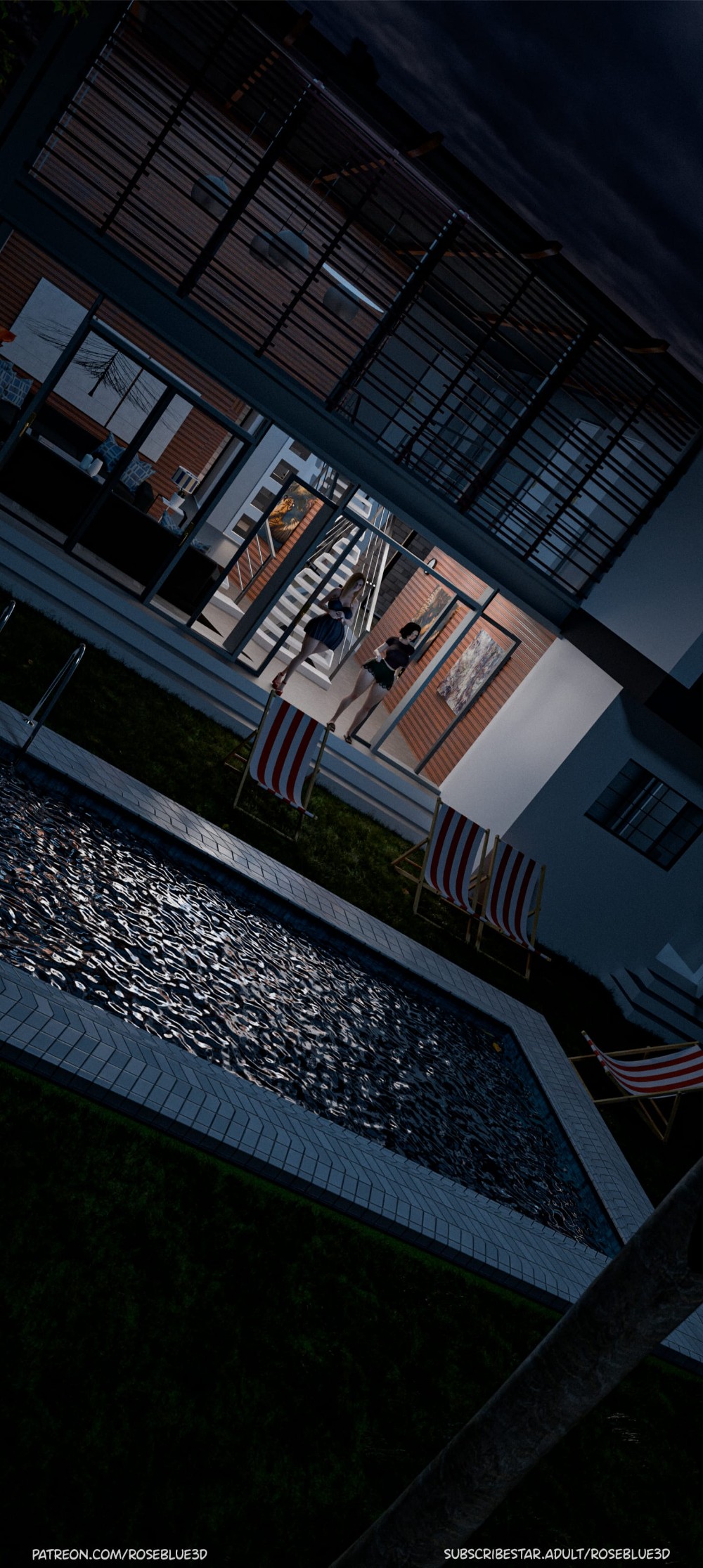 My Neighbor’s Widow [Rose Blue 3D] Chapter 37 - Page 27