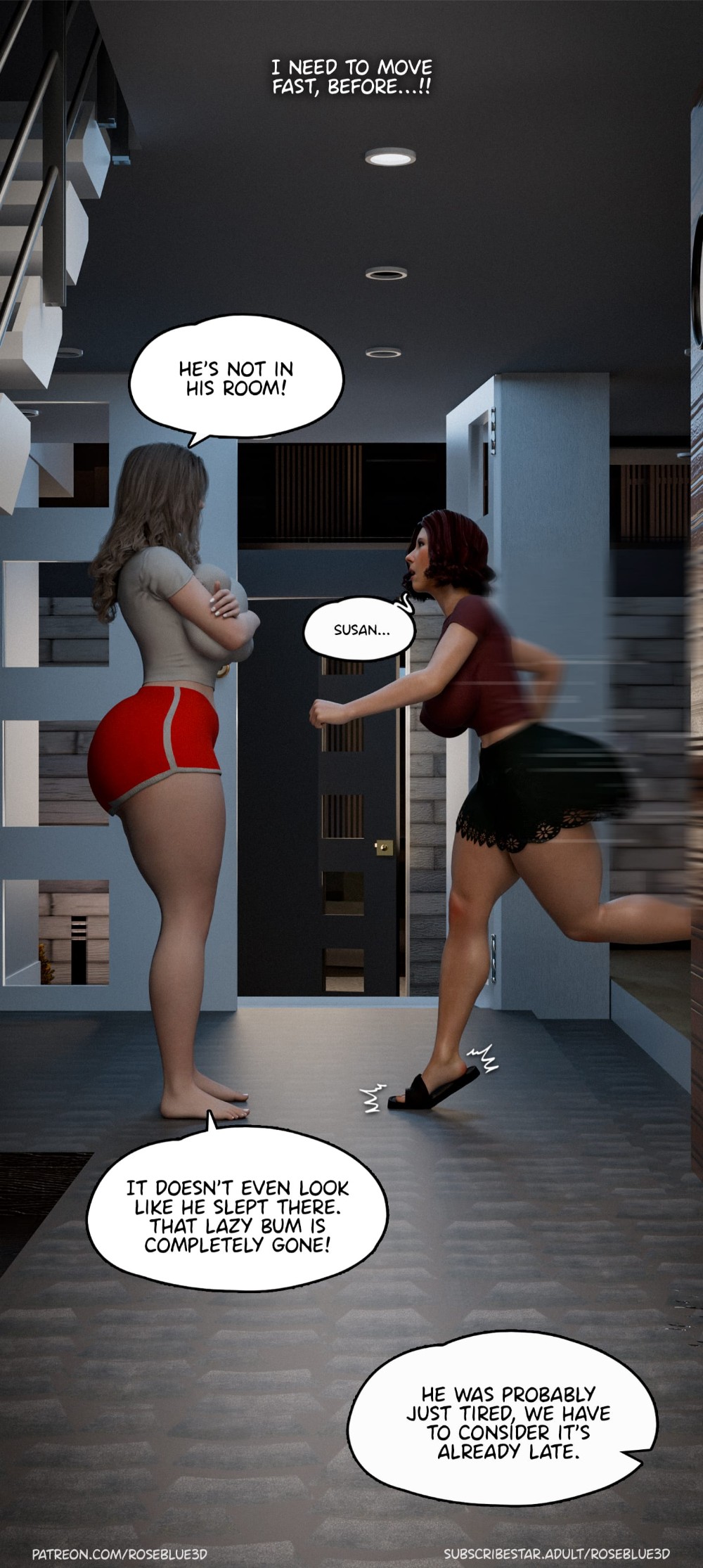 My Neighbor’s Widow [Rose Blue 3D] Chapter 37 - Page 84