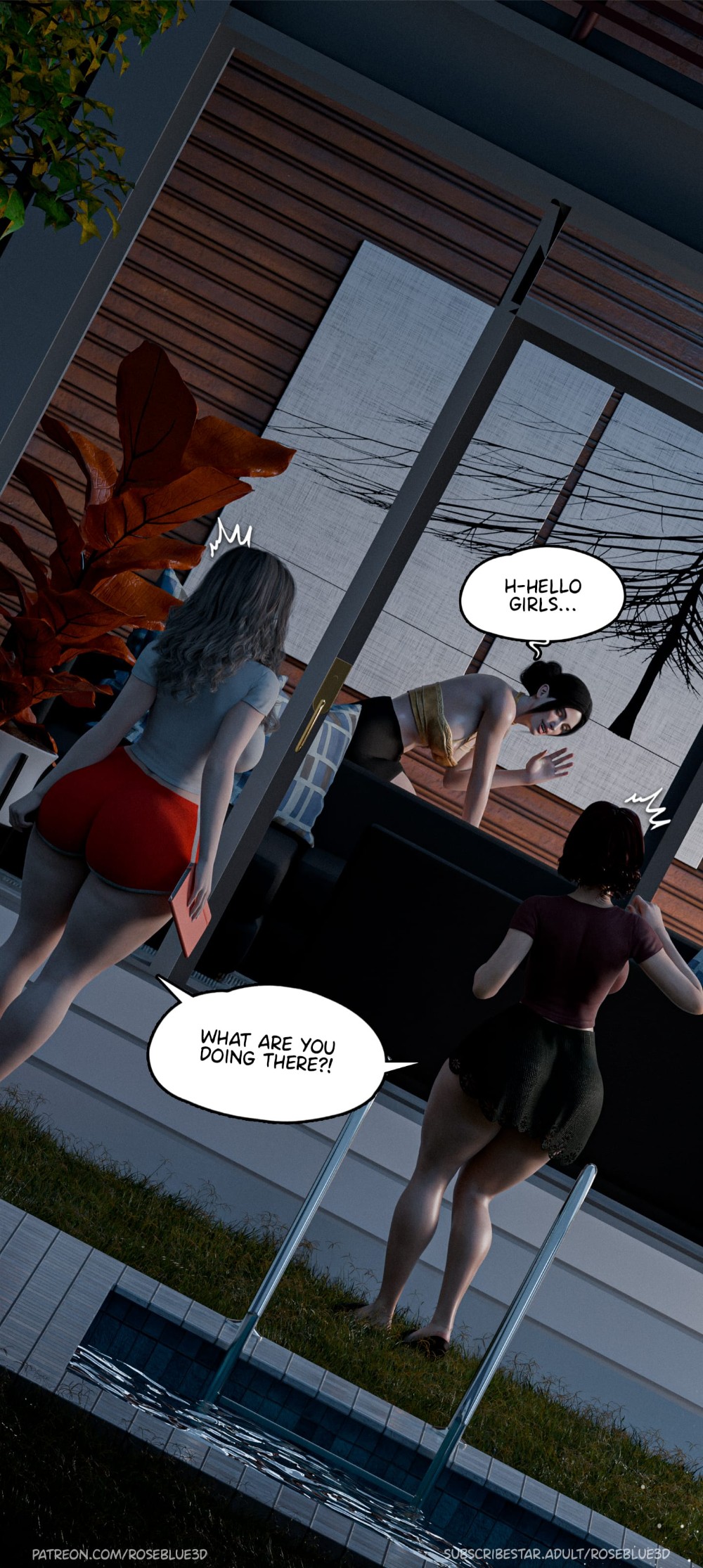 My Neighbor’s Widow [Rose Blue 3D] Chapter 37 - Page 91