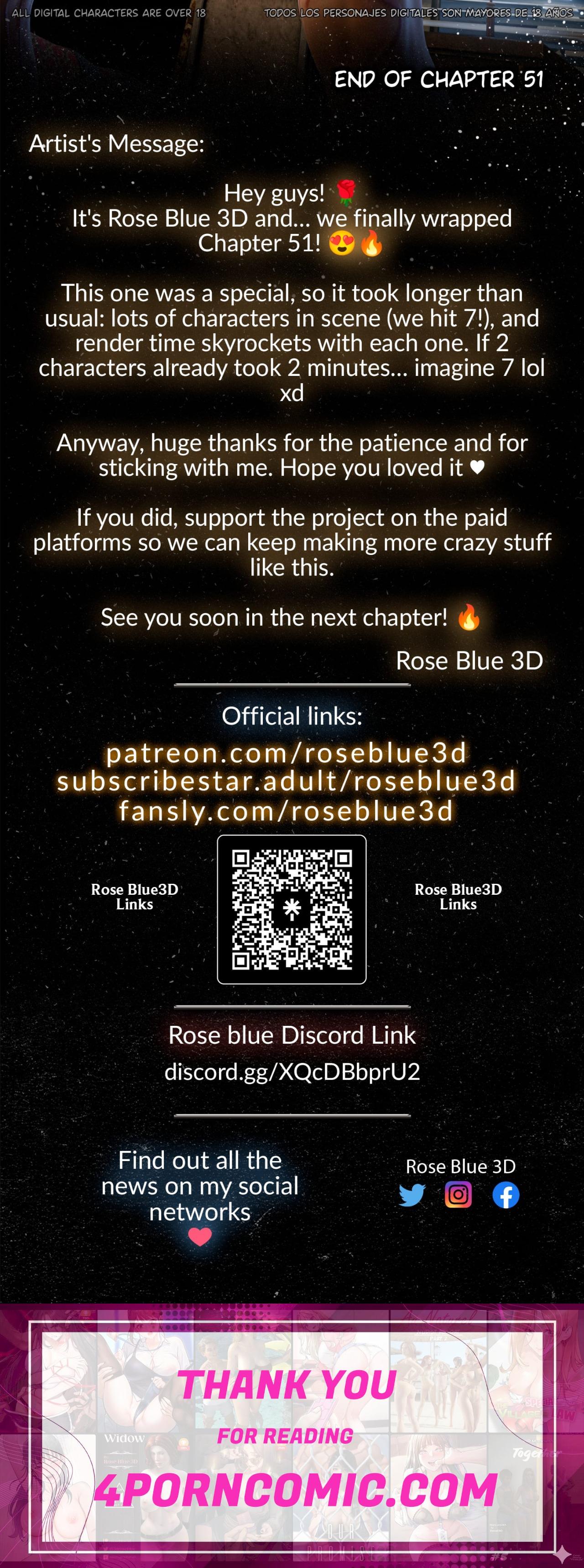 My Neighbor’s Widow [Rose Blue 3D] Chapter 51 - Page 143